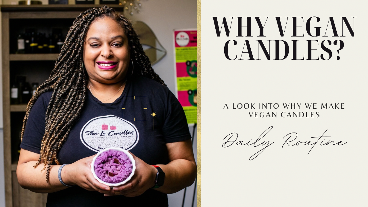 Niambi at She Is Candles studio