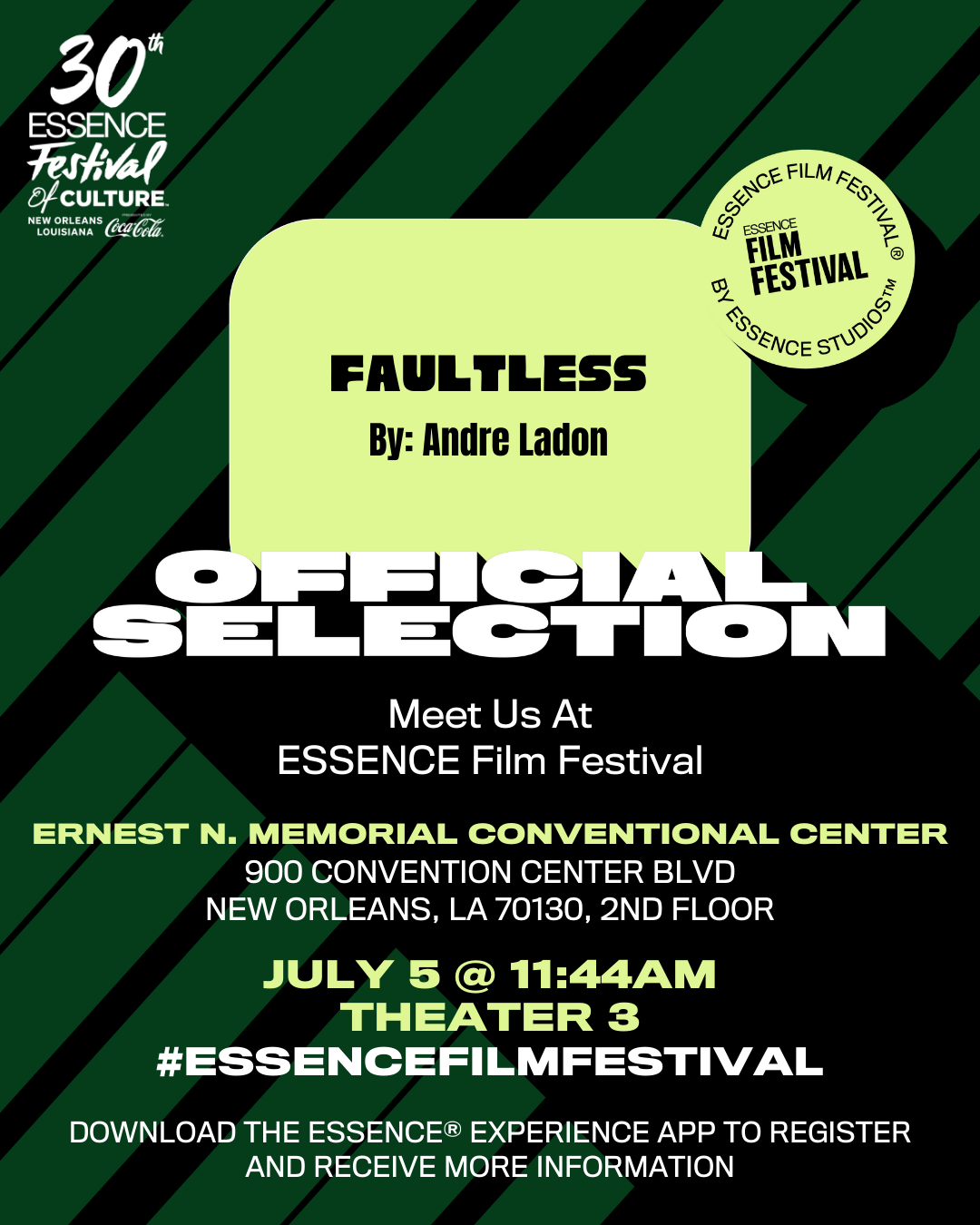 Official Selection — ESSENCE Film Festival 2024
